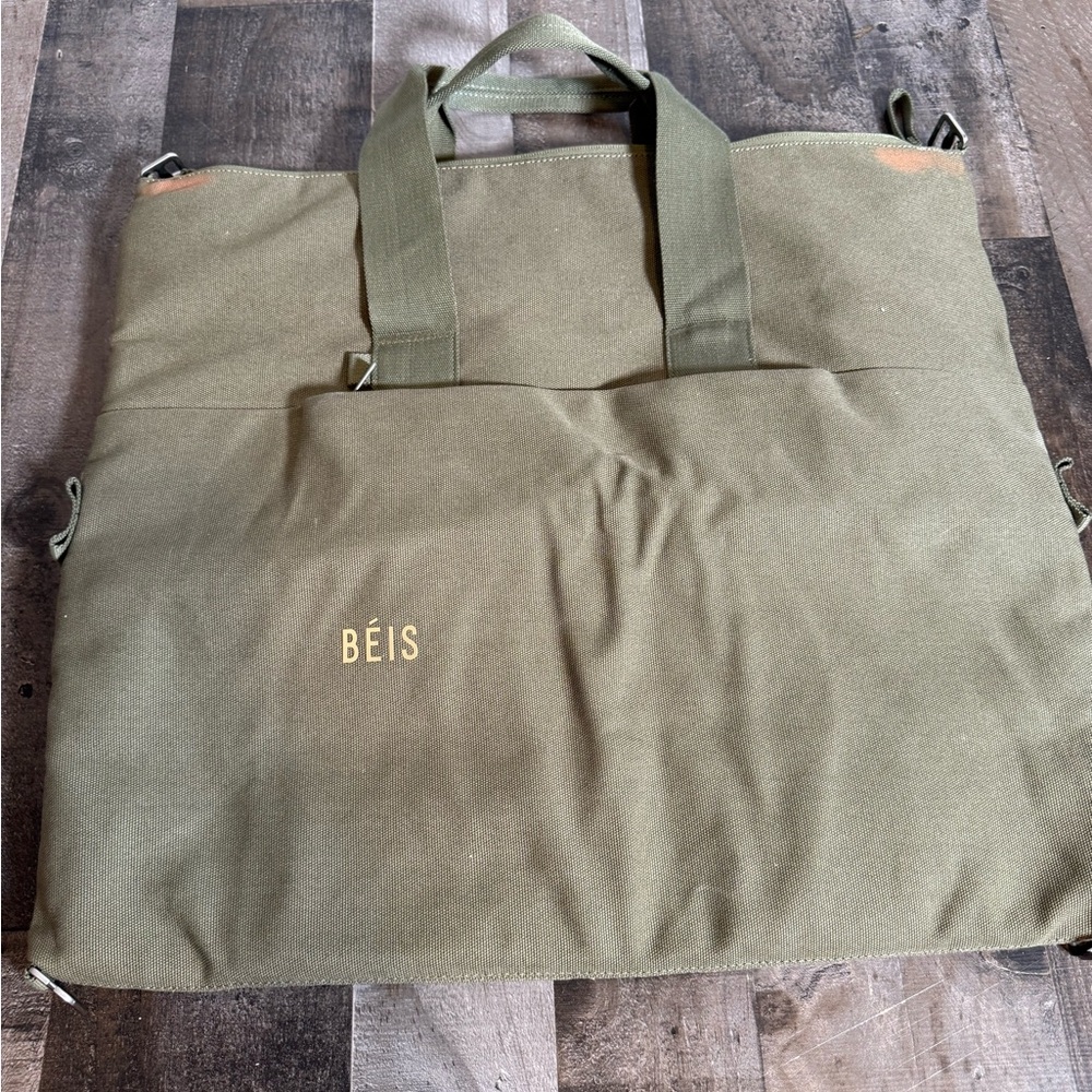 BÉIS insulated Tote / Travel Bag – Olive Green‎